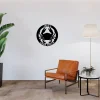 Crab Ring Monogram - Steel Sign, Cut Metal Sign