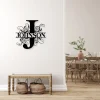 Last Name Metal Sign, Family Name Sign, Split Letter Monogram Sign, Housewarming Gift, Welcome Sign For Front Porch, Metal Monogram Sign