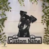 Personalized Manchester Terrier Dog Metal Sign Art, Custom Manchester Terrier Dog Metal Sign, Boxer Dog Funny, Dog Gift, Animal Custom