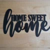 Home Sweet Home Sign, Metal Sign, Metal Wall Art, Home Sweet Home, Metal Home Sign, Family Decor, Farmhouse Decor, Home, New House Gift