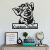 Floral Piggy Farm Personalized Metal Sign, Piggy Metal Wall Art, Piggy Metal Wall Decor, Piggy Lover Gift, Farmer Gift, Piggy Farm Decor
