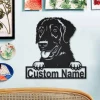 Personalized Curly-coated Retriever Dog Metal Sign Art, Custom Curly-coated Retriever Metal Sign, Gifts Funny, Animal Custom, Dog Gift