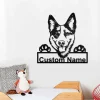 Personalized Australian Cattle Dog Metal Sign, Australian Cattle Dog Metal Wall Art, Dog Metal Sign, Australian Cattle Dog Lover Gift,