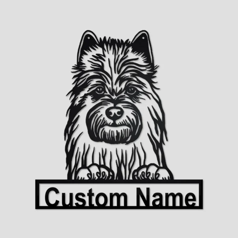 Personalized Australian Terrier Metal Sign, Australian Terrier Metal Wall Art, Dog Metal Sign, Australian Terrier Lover Gift, Dog Gift