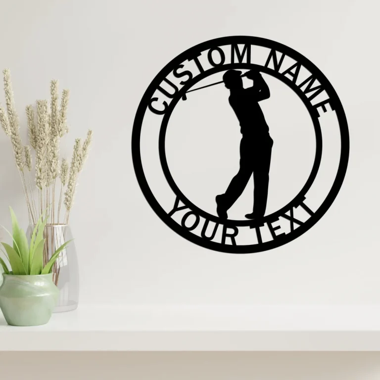 Golf Metal Wall Art, Golf Metal Sign, Golf Wall Art, Metal Golf Sign, Golf Gifts For Men, Golf Man Cave, Man Cave Sign