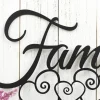 Metal Family Sign, Metal Wall Art, Metal Signs, Hanging Metal Sign