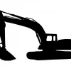 Customize Excavator Metal Sign, Metal Excavator, Excavator Wall Sign, Heavy Machinery, Construction Equipment