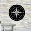 Compass Metal Wall Art, Compass Metal Sign, Modern Wall Art, Modern Home Decor, Wall Art, Home Decor, Metal Sign