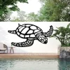 Metal Sea Turtle, Metal Wall Art, Ocean Decor, Beach Decor, Art, Metal Wall Decor, Metal Turtle, Metal Sea Life, Under The Sea,turtle Decor