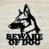 Beware Of Dog, Sign, Metal Sign, Beware Of Dog Plaque, Dog Lovers Gift, Entryway Sign, Fall Home Decor, December Trends