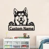 Personalized Siberian Husky Metal Sign, Siberian Husky Metal Wall Art, Dog Metal Sign, Siberian Husky Gift, Dog Lover, Siberian Husky