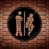 Restroom Metal Sign, Restroom Men & Women Bathroom Decor, Boys, Girls Bath Sign, Gotta Go Funny Bathroom Sign, Home Deoor Bathroom