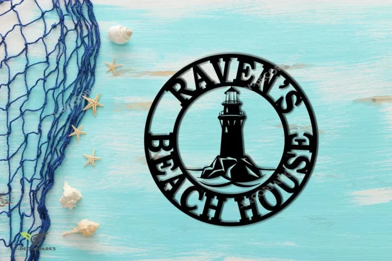 Lighthouse Sign - Light House Custom Metal Sign - Lighthouse Metal Sign - Nautical Sign - Beach House Sign - Lake House Gifts - Metal Sign