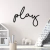 Metal Play Sign, Let's Play Sign, Kids Playroom Sign, Custom Metal Sign, Metal Playroom Wall Decor, Metal Wall Art, Kids Room Sign, Gift