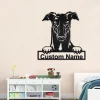 Personalized Australian Hound Metal Sign, Australian Hound Metal Wall Art, Dog Metal Sign, Australian Hound Lover Gifts, Dog Lover Gifts