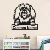 Personalized Bichon Lyon Metal Sign, Bichon Lyon Metal Wall Art, Dog Metal Sign, Dog Lover Gift, Bichon Lyon Lover Gift, Bichon Lyon