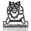 Personalized Selkirk Rex Cat Metal Sign Art, Custom Selkirk Rex Cat Metal Sign, Fathers Day Gift, Pets Gift, Birthday Gift