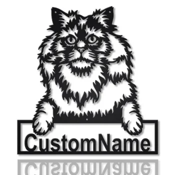 Personalized Selkirk Rex Cat Metal Sign Art, Custom Selkirk Rex Cat Metal Sign, Fathers Day Gift, Pets Gift, Birthday Gift