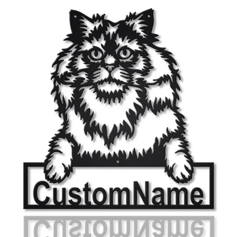 Personalized Selkirk Rex Cat Metal Sign Art, Custom Selkirk Rex Cat Metal Sign, Fathers Day Gift, Pets Gift, Birthday Gift