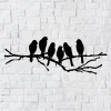 Birds On Branch Wall Art, Bird Branch Home Decor, Birds Wall Decor, Metal Wall Art Sign, Metal Birds On Branch, 003