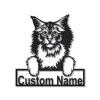 Personalized Norwegian Forest Cat Metal Sign Art, Custom Norwegian Forest Cat Metal Sign, Fathers Day Gift, Pets Gift, Birthday Gift