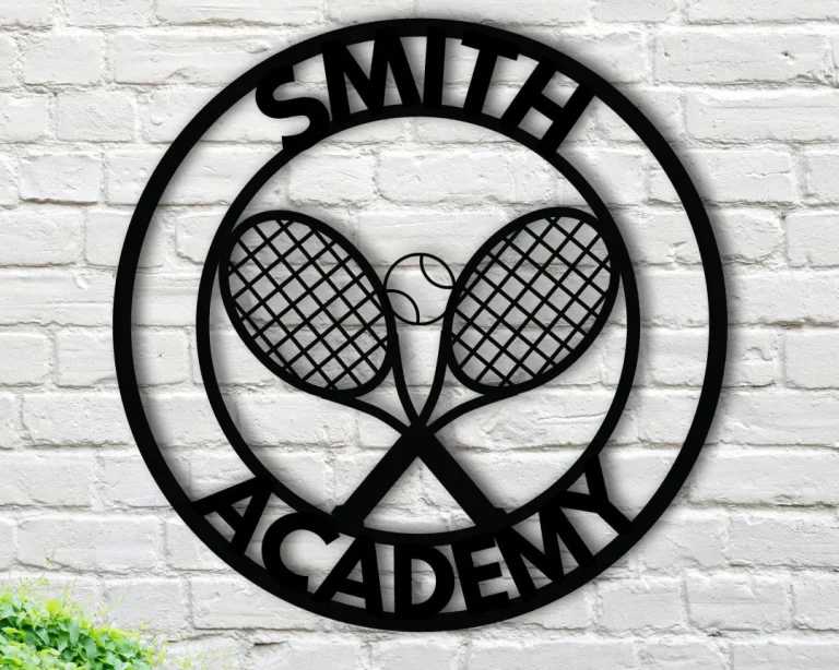 Personalized Tennis Sign, Metal Tennis Wall Art, Tennis Sign, Tennis Metal Sign, Tennis , Metal Wall Art, Sport Sign, Personalized Sign