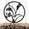 Calla Lily Flower Garden Sign, Outdoor Metal Wall Art, Garden Decor, Metal Garden Sign, Mothers Day, Laser Cut Sign, Matte Black Shown