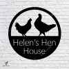 Personalized Hen House Sign, Hen House Coop Sign, Our Little Coop Sign Metal Sign, Metal Chicken Coop Sign, Custom Chicken Coop Sign, Chicks