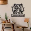 Personalized Hamster Monogram Metal Sign Art, Custom Hamster Metal Sign, Animal Funny, Fathers Day Gift, Pets Gift, Birthday Gift