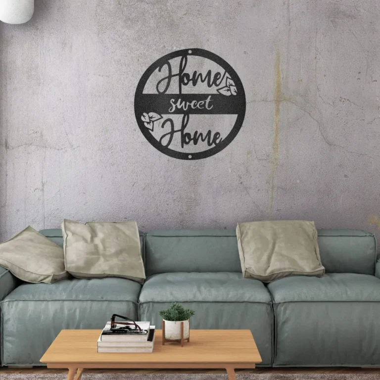 Home Sweet Home Indoor Outdoor Steel Wall Art Sign Father's Day House Warming Anniversary Wedding Man Cave Garage She Shed Home Decor