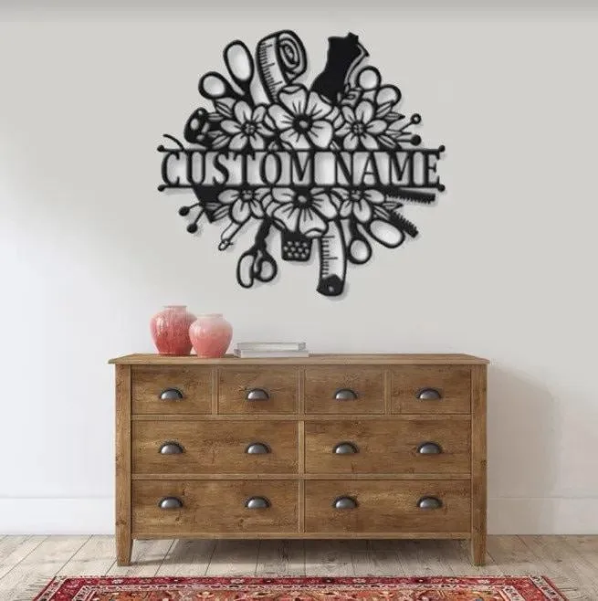 il_fullxfull.3262804877_hm0w_1024x1024_2x_fa07cc9c-c24d-4293-a3ca-0df84822b95b.webp Metal Sewing Sign, Sewing Room Sign, Sewing Room Decor, Seamstress Gift, Quilting Room Sign Craft Room Sign Sewing Machine Sign