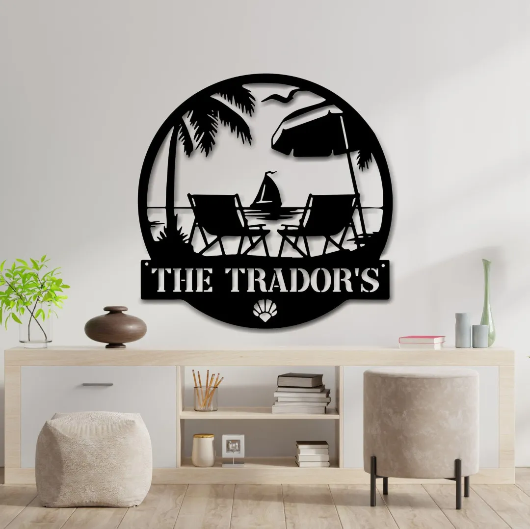 il_fullxfull.3273435918_10f2_1024x1024_2x_d7877f9d-2314-4d09-be30-d726e1df7359.webp Custom Family Name Beach Sign, Metal Beach House Sign, Beach House Decor, Outdoor Family Sign, Outdoor Decor, Wall Art, Metal Sign