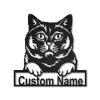 Personalized British Shorthair Cat Metal Sign Art, Custom British Shorthair Cat Metal Sign, Father's Day Gift, Pets Gift, Birthday Gift