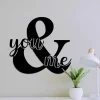 You And Me, You And Me Metal Sign, Over The Bed Sign, Over The Bed Wall Hanging. Wedding Decorations, Wedding Backdrop, You And Me Backdrop