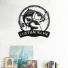 Personalized Carp Fish Metal Sign, Fishing Metal Wall Art, Fishing Metal Wall Decor, Fishing Lover, Custom Fishing, Fishman, Carp Fish