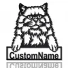 Personalized British Longhair Cat Metal Sign Art, Custom British Longhair Cat Metal Sign, Fathers Day Gift, Pets Gift, Birthday Gift