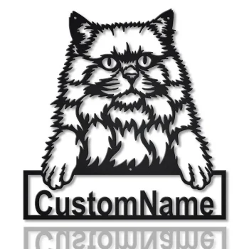 Personalized British Longhair Cat Metal Sign Art, Custom British Longhair Cat Metal Sign, Fathers Day Gift, Pets Gift, Birthday Gift
