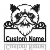 Personalized Himalayan Cat Metal Sign Art, Custom Himalayan Cat Metal Sign, Fathers Day Gift, Pets Gift, Birthday Gift