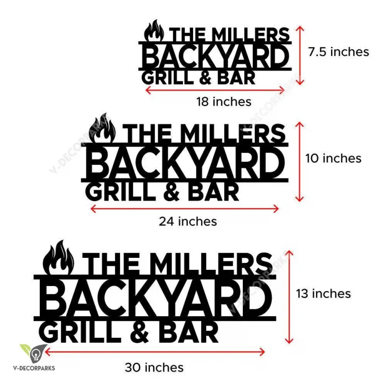 Personalized Metal Bbq Sign, Grilling Gifts Sign Personalized,kitchen Metal Sign, Grill Gifts For Dad, Personalized Outdoor Metal Sign