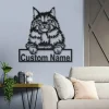 Personalized Siberian Cat Metal Sign Art, Custom Siberian Cat Metal Sign, Animal Gift, Pets Gift, Birthday Gift