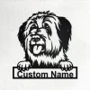 Personalized Briard Metal Sign, Briard Metal Wall Art, Dog Metal Sign, Dog Lover Gift, Custom Dog, Briard Lover Gift, Briard