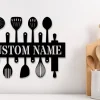 Custom Metal Sign For Kitchen, Kitchen Metal Wall, Custom Kitchen Sign Wall Decor, Kitchen Signs, Housewarming Gift