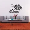 Thankful, Grateful, Blessed Metal Sign, Metal Wall Art, Metal Sign, Christmas Decor, Metal Wall Decor, Christmas Gift, Family Sign