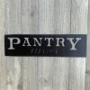 Pantry Metal Sign Cutout, Cut Metal Sign, Wall Metal Art