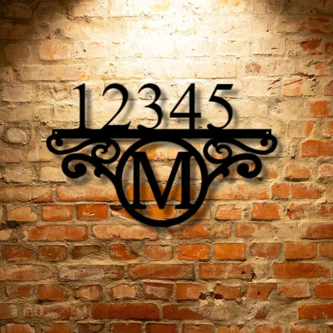 il_fullxfull.3304092363_7r49.webp Last Name Metal Sign, Family Name Sign, Personalized Metal Wall Decor, Housewarming Gift, Welcome Sign For Front Porch, Metal Monogram Sign