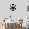 Crab Monogram Indoor Outdoor Steel Wall Art Sign Father's Day Dad Husband Son Brother Housewarming Beach Vacation Houseman Cave Garage