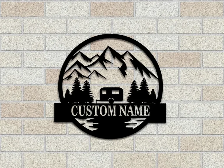 Camper Metal Sign - Metal Wall Art - Custom Name Camper Metal Sign - Camper's Gift - Housewarming Gift - Farmhouse Decor - Personalized Sign