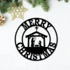 Merry Christmas Metal Sign - Christmas Decor - Wall Hangings - Christmas Gifts - Custom Metal Sign - Festive Metal Sign - Seasonal Gifts