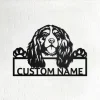 Personalized Cavalier King Charles Spaniel Metal Sign, Dog Metal Wall Art, Dog Metal Wall Decor, Custom Cavalier King Charles Spaniel