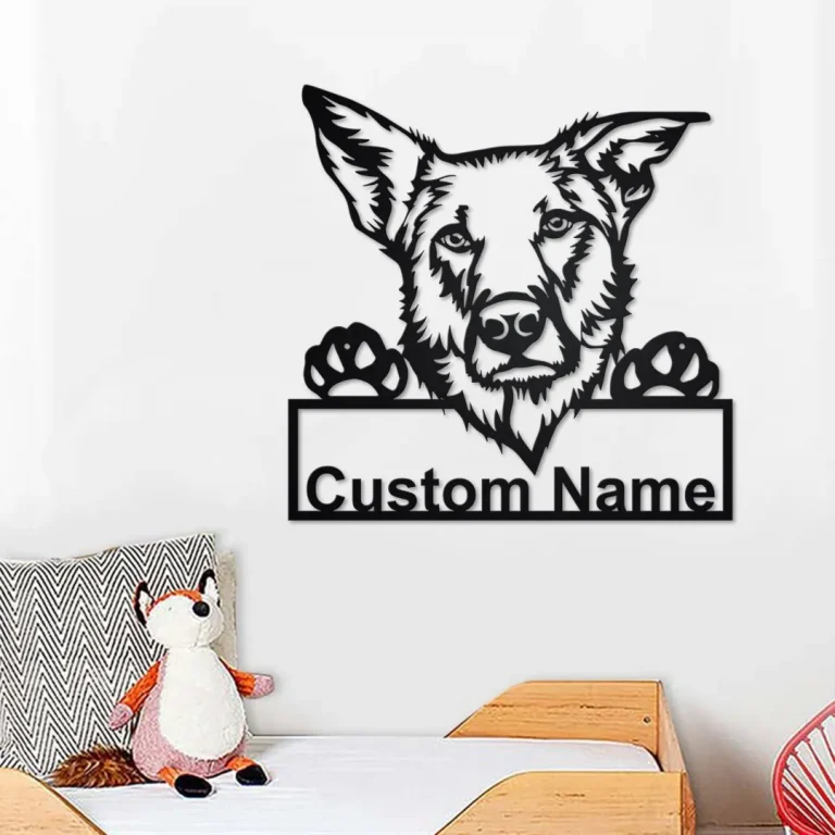 Personalized Chinook Metal Sign, Chinook Metal Wall Art, Chinook Metal Wall Decor, Custom Chinook, Custom Dog, Chinook Dog, Dog Lover